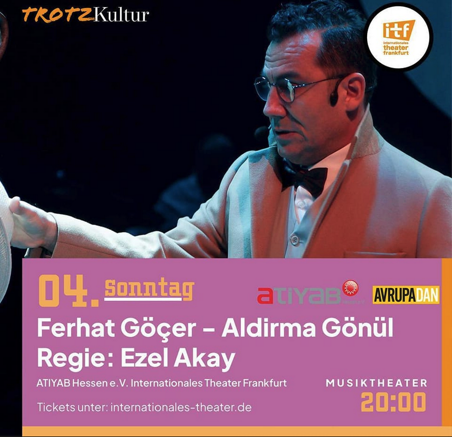ATIYAB Ferhat Göçer - Aldırma Gönül Müzikalinde - Deprem Yardım Etkinliği