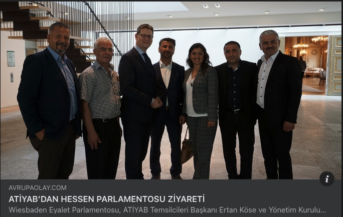 ATIYAB BASIN AÇIKLAMAMIZ - AVRUPA OLAY Gazetesinde