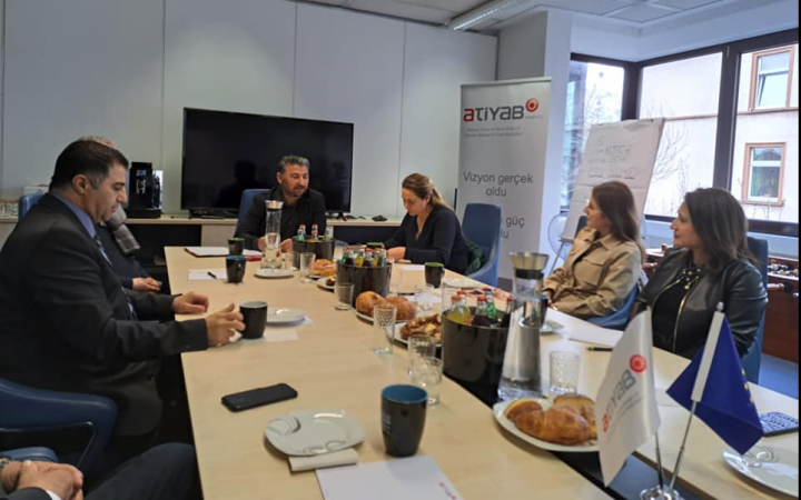 Avrupa Alevi Birlikleri Konfederasyonu Eşbaşkanı sevgili Hüseyin Mat Atiyab ı ziyaret etti.