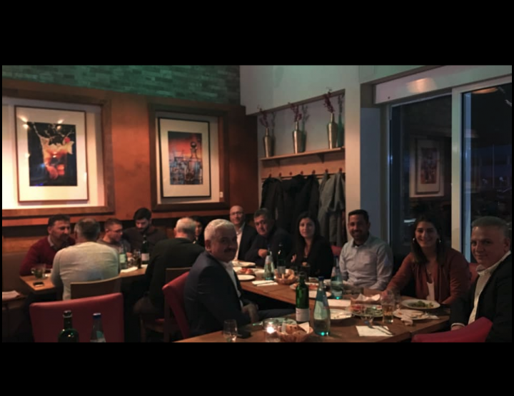 ATIYAB Müslüm Aktar mekanı, Jumping Beef te Yemek Toplantısındayız